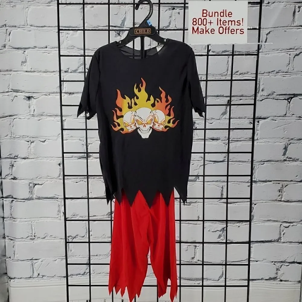 Halloween Costume Shirt & Pants Size M Child
